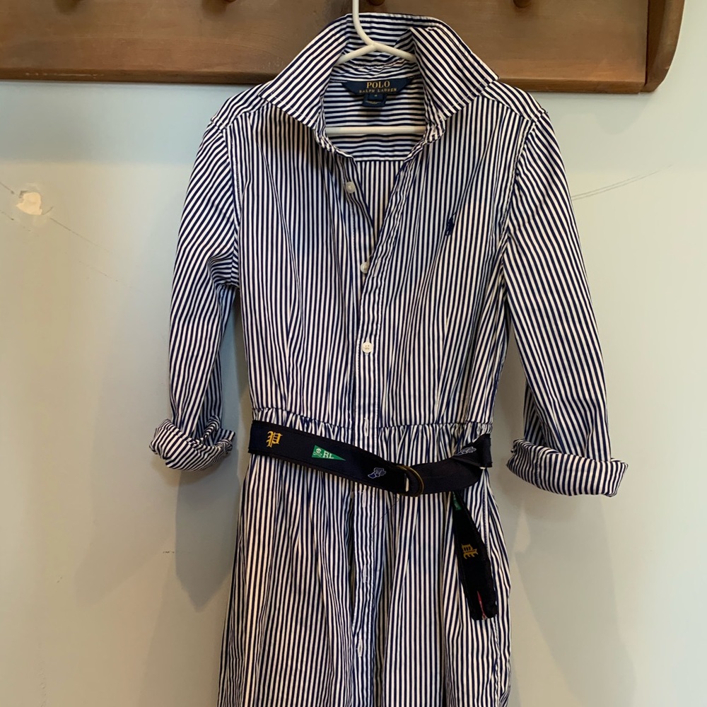 Ralph Lauren girls button down dress